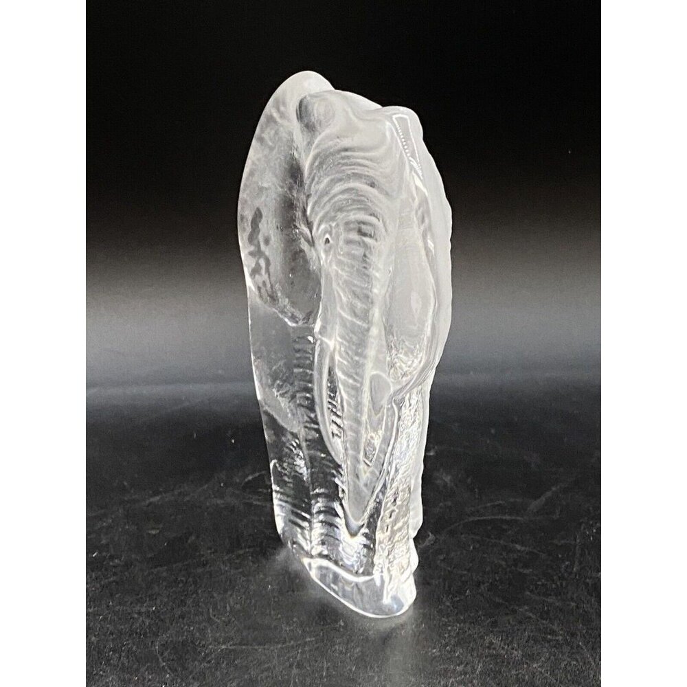 Mats Jonasson Elephant 6” Glass Figure - Picture 4 of 7